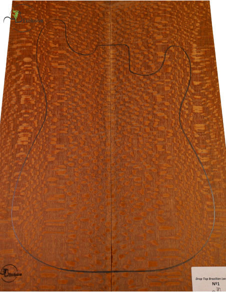 Drop Top Brazilian Lacewood MB Exclusive n.1 | Maderas Barber
