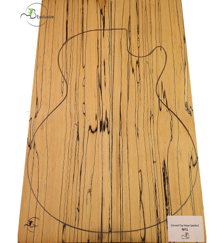 Carved Top spalted Buche MB Exclusive Nr.1 |Maderas Barber