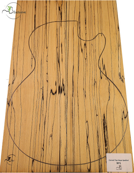 Plateau sculpté Hêtre Spalted MB Exclusive Nº1