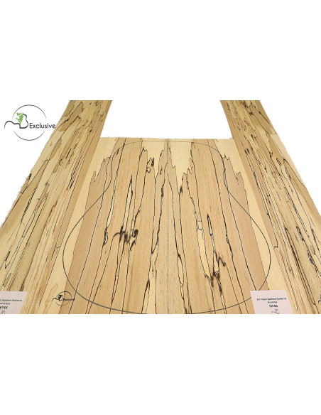 Jeu Hêtre Spalted Nº46 Guitare Acoustique MB Exclusive |Maderas Barber