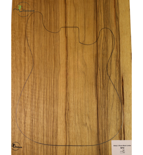 Cuerpo 1 Pieza Arce Quilted Guitarra / Bajo Eléctrico Nº 2