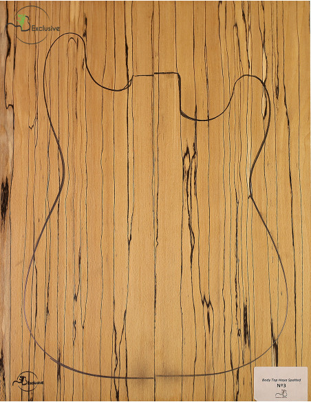 Tavola Cuerpo faggio spaltato chitarra / basso elettrico MB Exclusive n.3