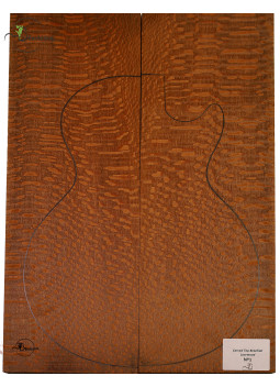 Carved Top Brazilian Lacewood MB Exclusive n.1 | Maderas Barber