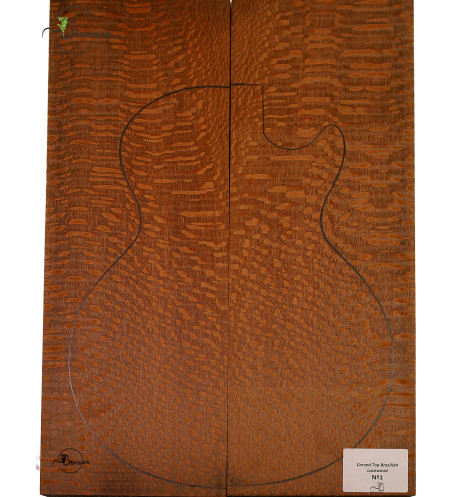 Carved Top Brazilian Lacewood MB Exclusive Nr.1 | Maderas Barber