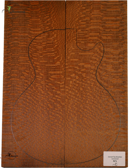 Carved Top Brazilian Lacewood MB Exclusive n.1 | Maderas Barber