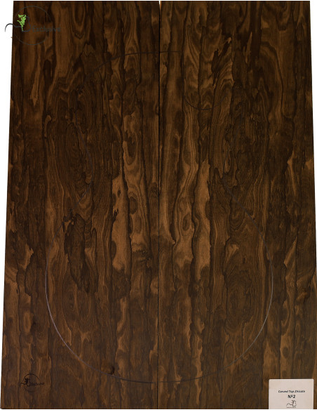 Table sculptée Ziricote  MB Exclusive Nº2