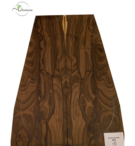 Carved Top Ziricote MB Exclusive Nº3 | Maderas Barber