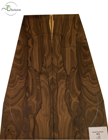 Carved Top Ziricote MB Exclusive Nº3 | Maderas Barber