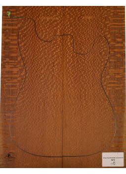 Drop Top Brazilian Lacewood MB Exclusive Nº2 | Maderas Barber