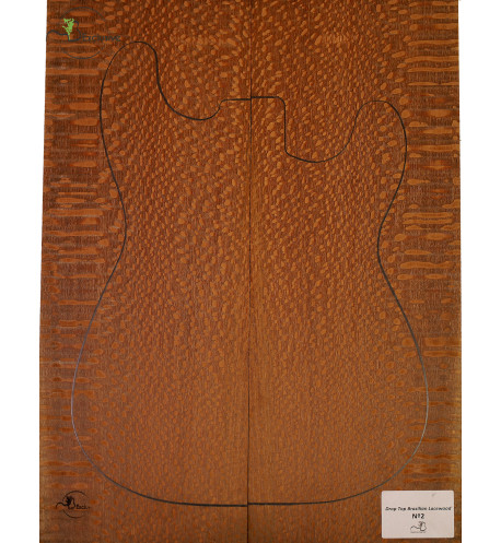 Drop Top Brazilian Lacewood MB Exclusive Nº2 | Maderas Barber