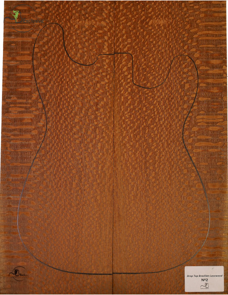 Drop Top Brazilian Lacewood MB Exclusive Nº2 | Maderas Barber