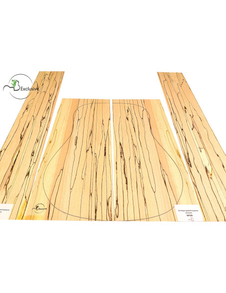 Set faggio spaltato chitarra acustica MB Exclusive n.59 | Maderas Barber