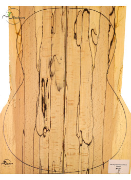 Set spalted Buche Konzertgitarre MB Exclusive Nr.39 | Maderas Barber