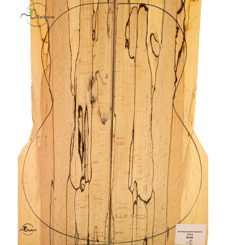 Juego Haya Spalted Guitarra Clásica MB Exclusive Nº39 | Maderas Barber