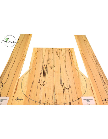 Juego Haya Spalted Guitarra Clásica MB Exclusive Nº39 | Maderas Barber