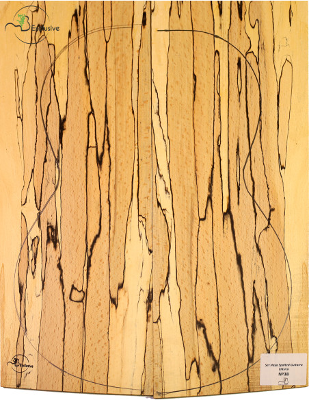 Set spalted Buche Konzertgitarre MB Exclusive Nr.38 | Maderas Barber