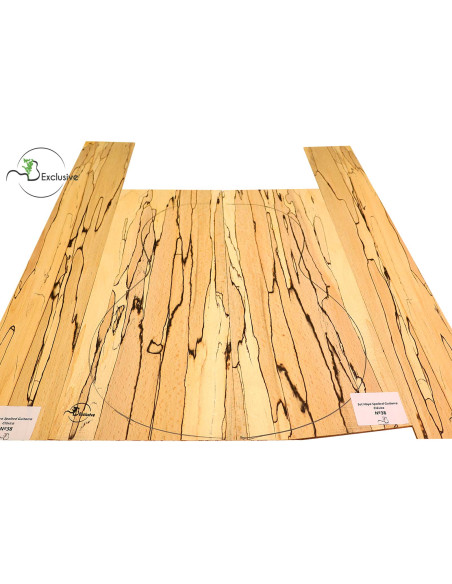 Set spalted Buche Konzertgitarre MB Exclusive Nr.38 | Maderas Barber
