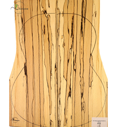 Juego Haya Spalted Guitarra Clásica MB Exclusive Nº36 | Maderas Barber