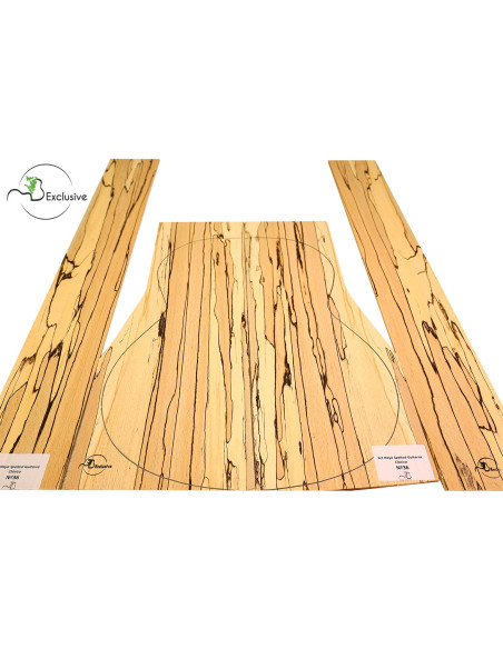 Set faggio spaltato chitarra classica MB Exclusive n.36 | Maderas Barber