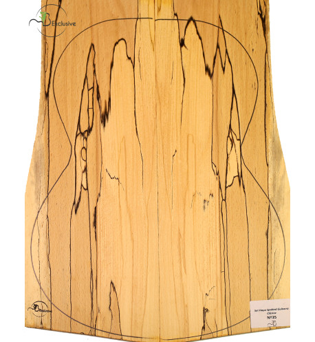Set spalted Buche Konzertgitarre MB Exclusive Nr.35 | Maderas Barber