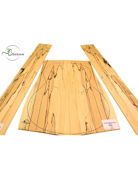 Set faggio spaltato chitarra classica MB Exclusive n.35 | Maderas Barber