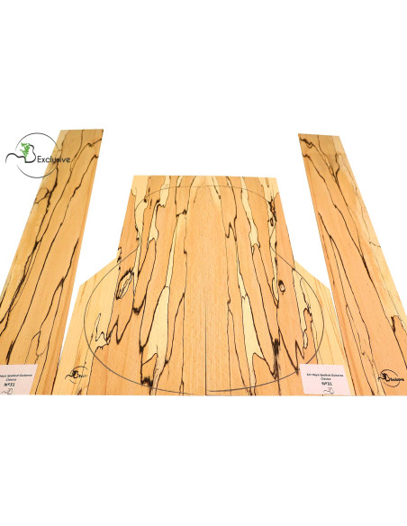 Set spalted Buche Konzertgitarre MB Exclusive Nr.31 | Maderas Barber