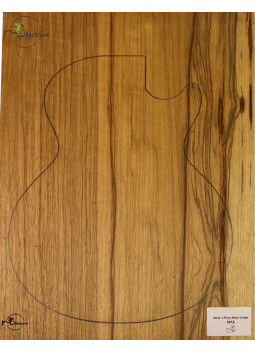 Corps 1 Pièce Black Limba Basse / Guitare électrique  MB Exclusive Nº 3