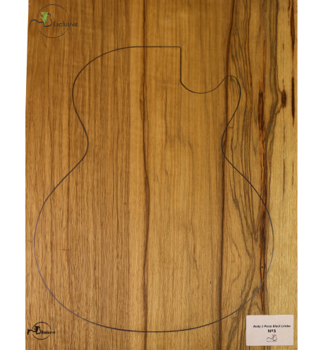 1 Piece Body Black Limba MB Exclusive Nº3 | Maderas Barber
