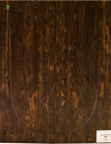 Carved Top Ziricote MB Exclusive Nr.4 | Maderas Barber