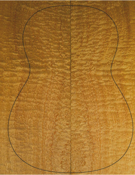 AAA Quilted Sapele Classical Guitar Backs | Maderas Barber