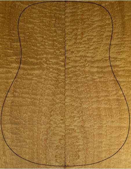 Fondi Sapelli Quilted AAA | Maderas chitarra acustica