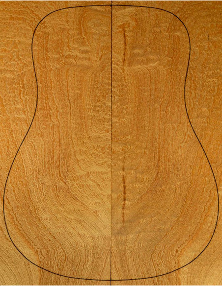 Fondi Sapelli Quilted chitarra acustica | fondi chitarra acustica