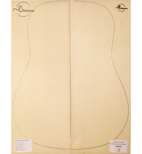 European Spruce Classical/Acoustic Guitar Top MB Exclusive Nº 000036