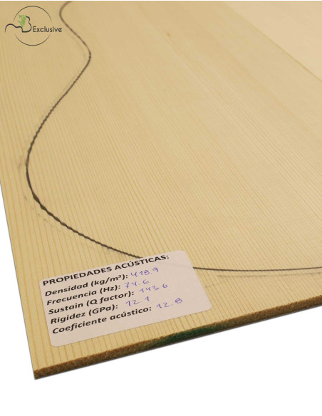 Tavola abete europeo n. 000021 chitarra classica/acustica MB Exclusive | Maderas Barber
