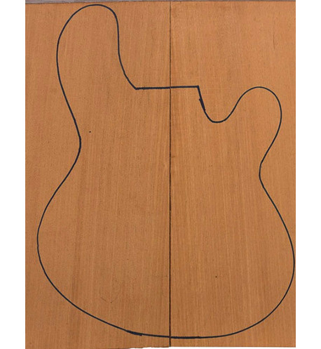 Carved Top Mahagoni Elektrik FSC 100%