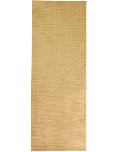 Feuille de Placage Érable Ondé Marqueterie 550x200x0,5mm | Maderas Barber
