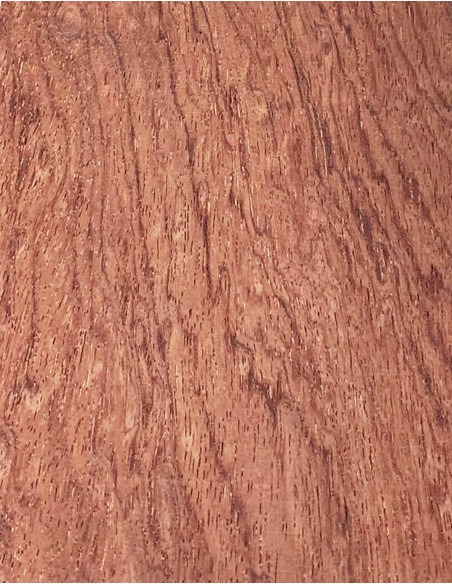 Bubinga Veneer Sheet Marquetry 800x110x0,5mm | Maderas Barber