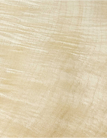 Lámina Chapa Arce Rizado Marquetería 800x110x0,5mm | Maderas Barber