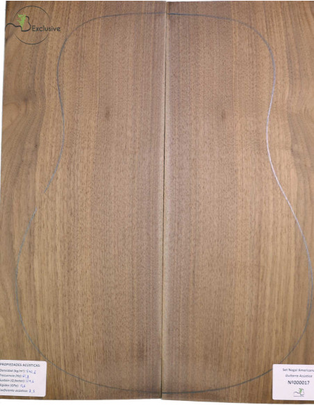 Jeu Noyer Américain MB Exclusive Nº 96 Guitare Acoustique|Maderas Barber