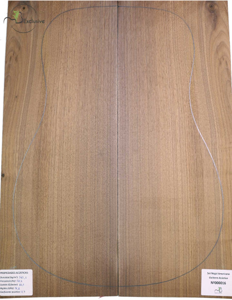 American Walnut Set MB Exclusive Nº 95 Acoustic Guitar|Maderas Barber