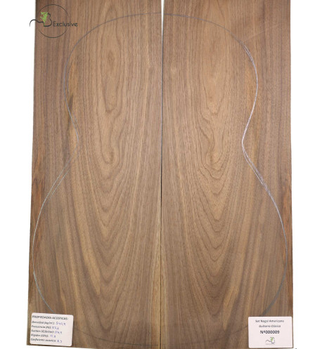 Set noce americano chitarra classica MB Exclusive n.86 | Maderas Barber