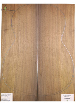 Set amerikanischer Nussbaum Konzertgitarre MB Exclusive Nr.85 | Maderas Barber