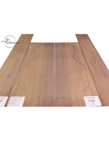 Set noce americano chitarra classica MB Exclusive n.84 | Maderas Barber