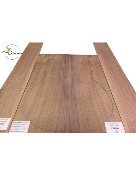 Set noce americano chitarra classica MB Exclusive n.83 | Maderas Barber