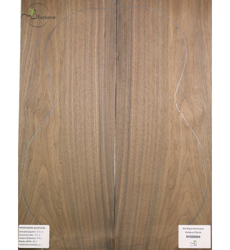 American Walnut Set MB Exclusive Nº 81 Classicak Guitar|Maderas Barber