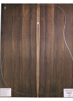 Set Malaysian Blackwood chitarra acustica MB Exclusive n.182| Maderas Barber