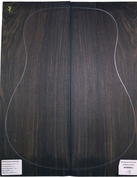 Set palissandro indiano AAA chitarra acustica MB Exclusive n.000021 | Maderas Barber