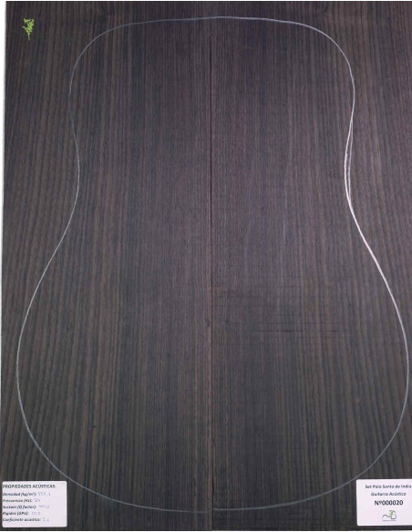 Set ostindischer Palisander Akustikgitarre MB Exclusive Nr.154| Maderas Barber