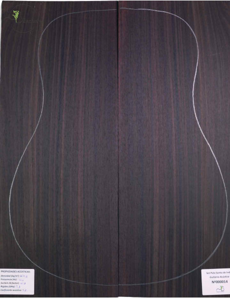 Set ostindischer Palisander Akustikgitarre MB Exclusive Nr.148| Maderas Barber