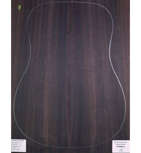 Juego Palo Santo India Guitarra Acústica MB Exclusive Nº146| Maderas Barber
